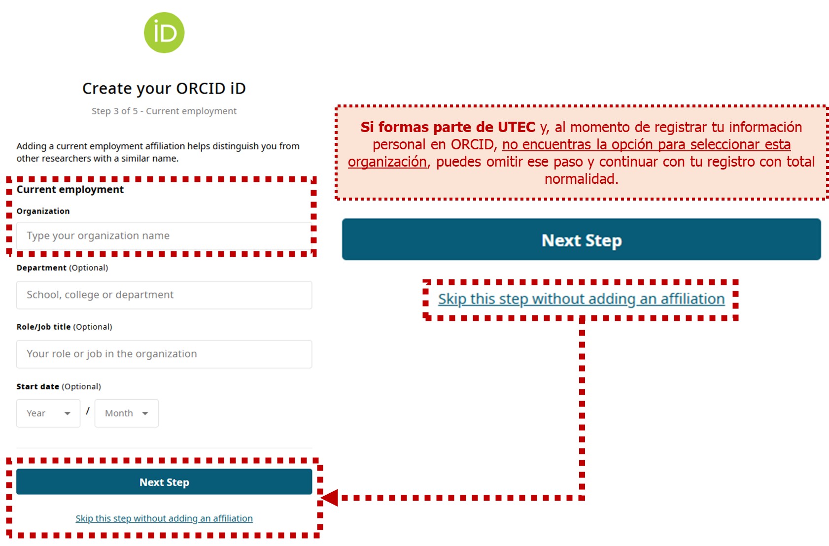 Ejemplo de identificador ORCID